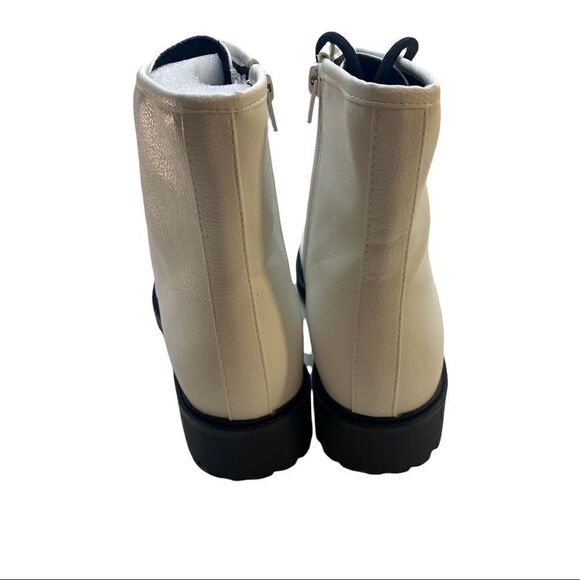 ESPRIT Off White Shelby Lace Up Boots in ladies size 8M. Gorgeous! - Picture 4 of 7